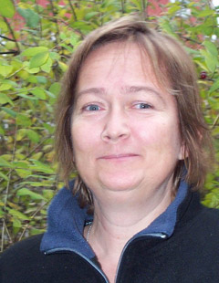 Lena Spanó, informatör på Stroke-riksförbundet.