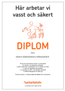 Diplom Här arbetar vi vasst och säkert