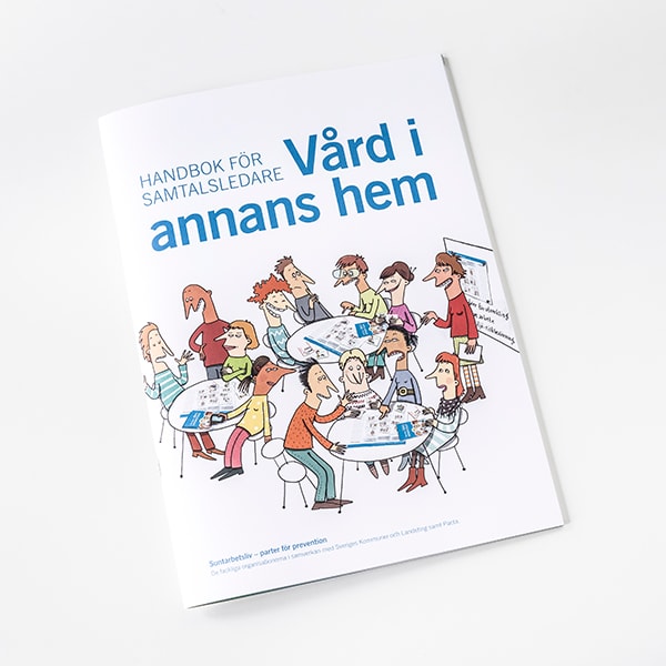 Produktbild av handbok för samtalsledare.