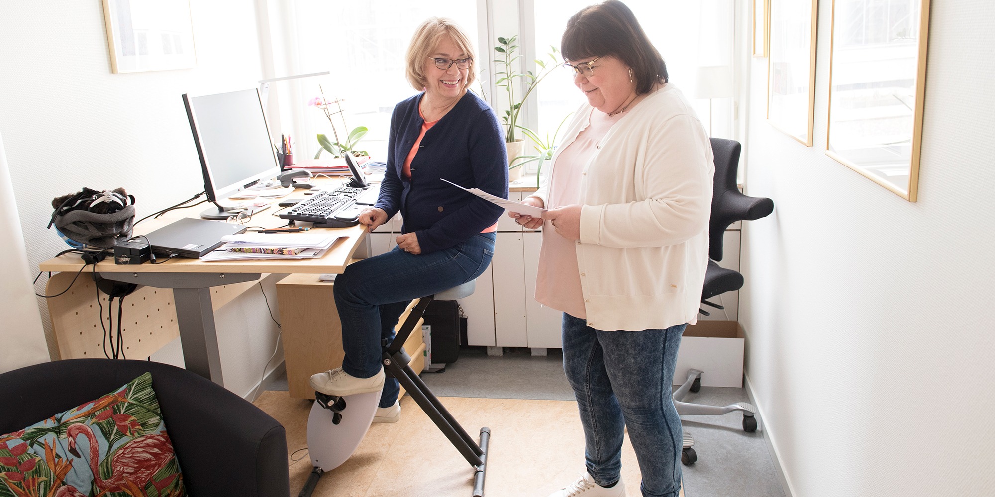 Barbro Tönvik Askmark och Tabita Ruthström