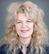 Ansiktsporträtt Kerstin Wentz.