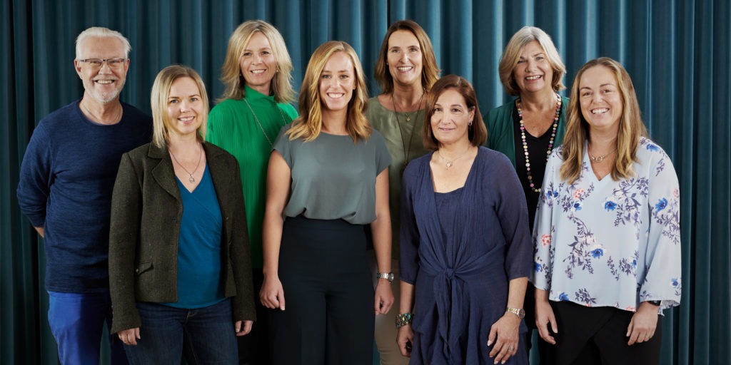 Gruppbild av medarbetarna i Suntarbetslivs Resursteam