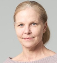 Ansiktsporträtt Agneta Larsson.