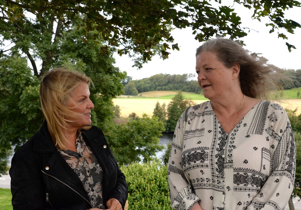 Malin Sörensen och Rebecka Ross, Laholm