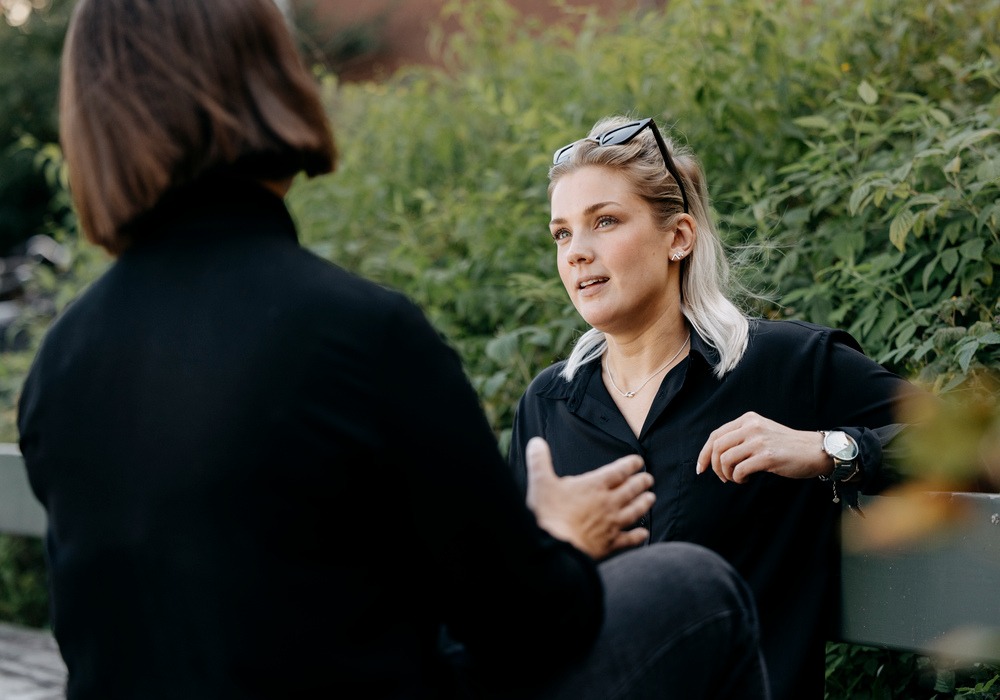 Annika Karlsson Juliussen och Julia Olsson