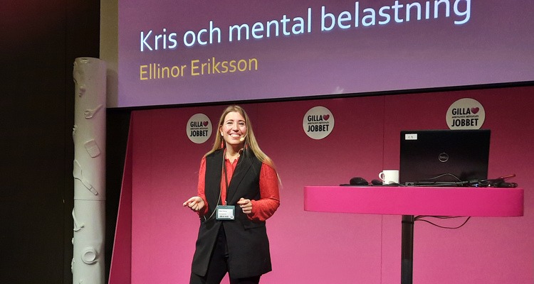 Ellinor Eriksson, psykolog talar på Gilla jobbet