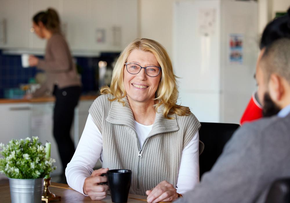 Lärare fika i lärarrum