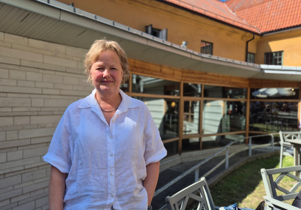 Monica Bertilsson i Almedalen.