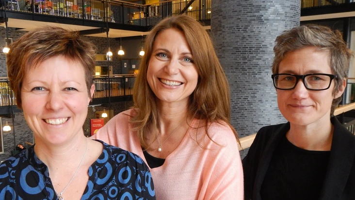 Malin Tillgren, Caroline Amarelle, Charlotta Tinghammar.