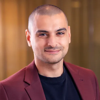 Porträtt på Alexandro Kröger.