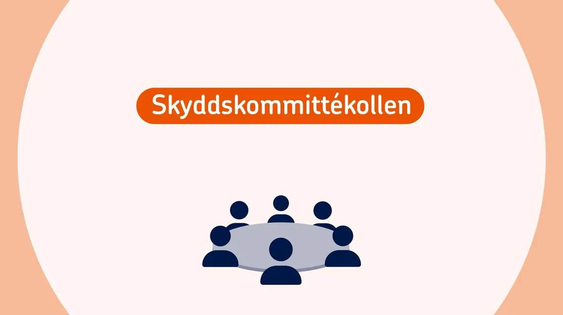 En grupp människor som sitter runt ett bord.