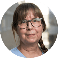 Ilona Karlsson, undersköterska och skyddsombud.